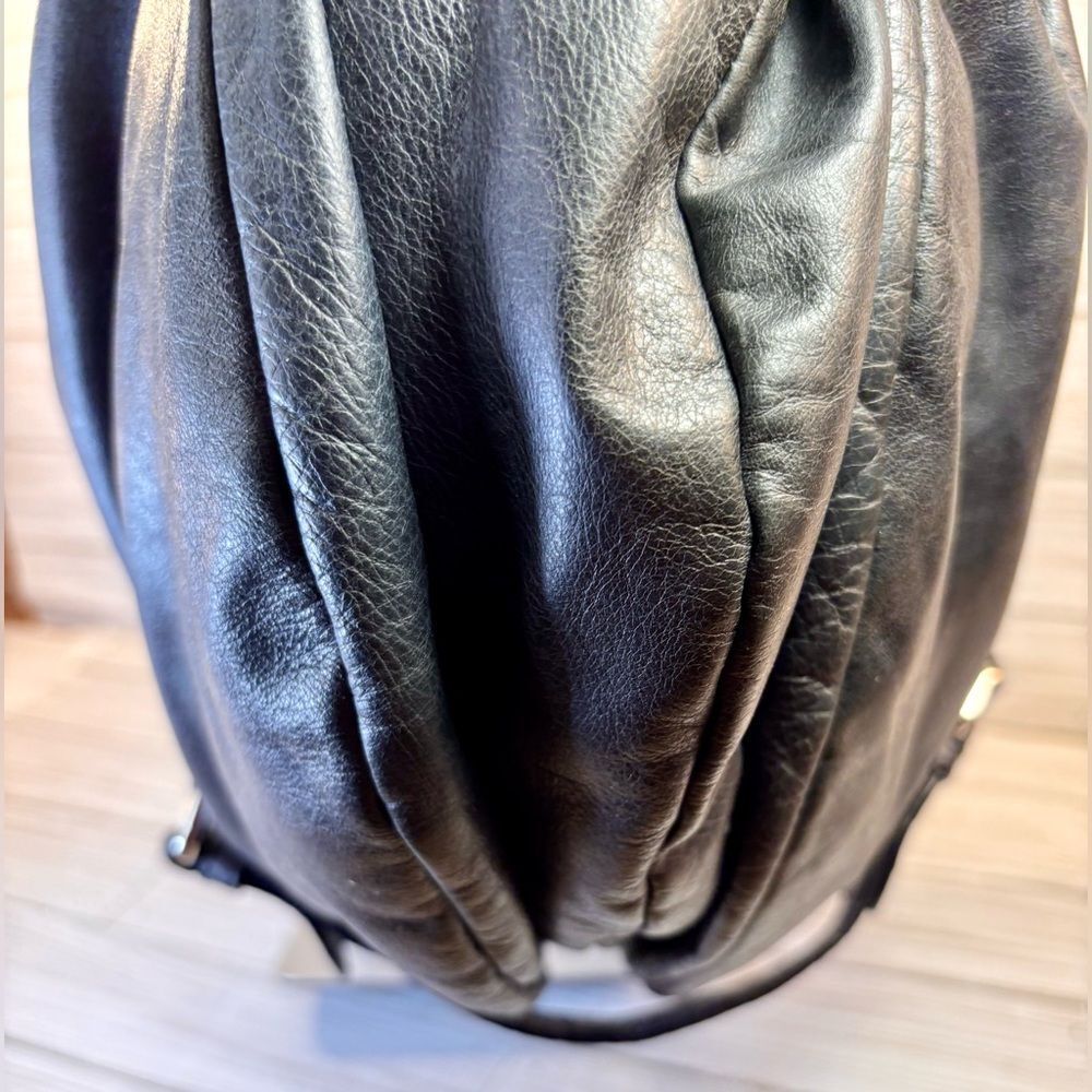 047-Marc by Marc Jacobs Smokey Gray Standard supply workwear hobo Shoulder Bag - Picture 6 of 11
